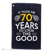 70th Birthday Gift Took Me 70 Years 70 Year Old Golf Towel thumb 0