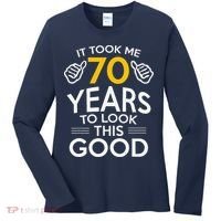 70th Birthday Gift Took Me 70 Years 70 Year Old Women's Long Sleeve Shirt thumb 0