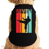 7th Birthday Gift Karate Retro Taekwondo Martial Doggie Tank thumb 0