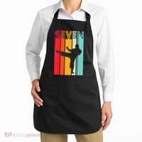 7th Birthday Gift Karate Retro Taekwondo Martial Apron thumb 2