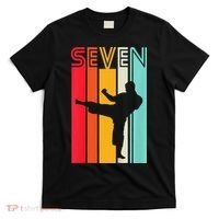 7th Birthday Gift Karate Retro Taekwondo Martial T-Shirt thumb 0