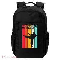 7th Birthday Gift Karate Retro Taekwondo Martial Backpack thumb 0