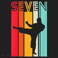 7th Birthday Gift Karate Retro Taekwondo Martial Tumbler thumb 3