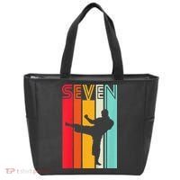 7th Birthday Gift Karate Retro Taekwondo Martial Tote Bag thumb 0