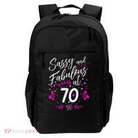 70th Birthday Gift Sassy & Fabulous 70 Year Old Tee Backpack thumb 0