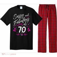 70th Birthday Gift Sassy & Fabulous 70 Year Old Tee Pajama Set thumb 0