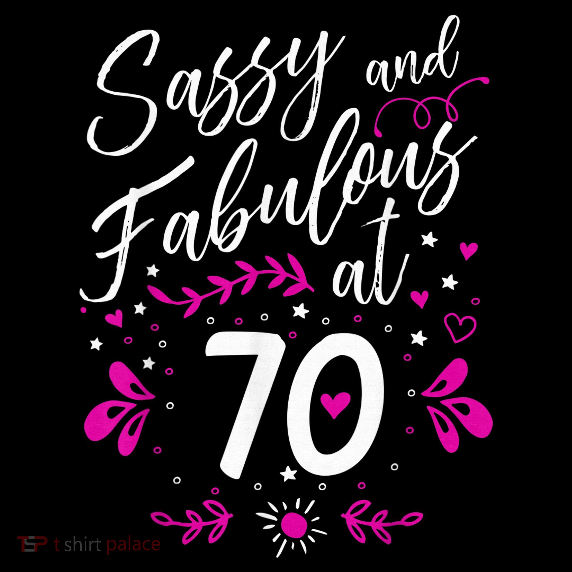 70th Birthday Gift Sassy & Fabulous 70 Year Old Tee Mousepad