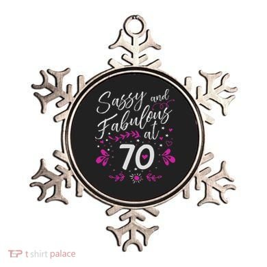 70th Birthday Gift Sassy & Fabulous 70 Year Old Ornament