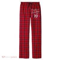 70th Birthday Gift Sassy & Fabulous 70 Year Old Men's Flannel Plaid Pajama Pants thumb 0