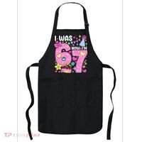 7th Birthday Girl Funny I Was 6 Now I'm 7 Years Old Apron thumb 0