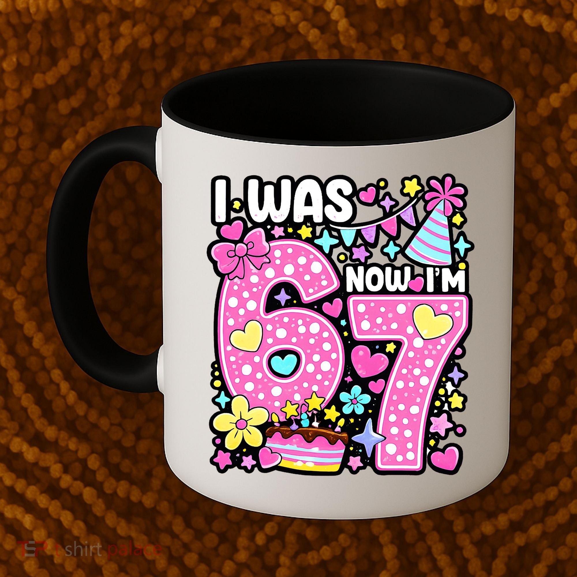 7th Birthday Girl Funny I Was 6 Now I'm 7 Years Old Coffee Mug