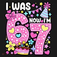 7th Birthday Girl Funny I Was 6 Now I'm 7 Years Old Women's Hoodie thumb 2