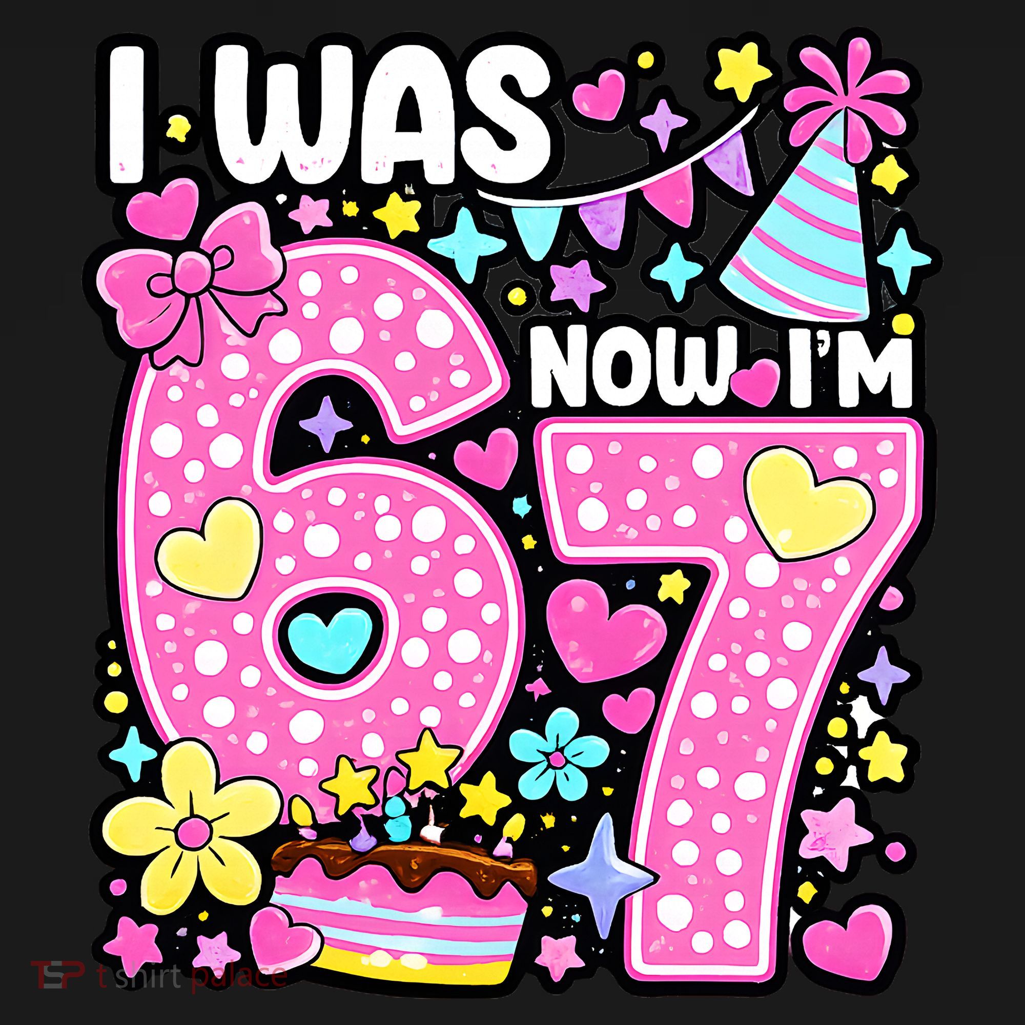 7th Birthday Girl Funny I Was 6 Now I'm 7 Years Old Women's Tank Top