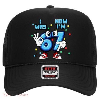 7th Birthday I Was 6 Now Im 7 Hands Cute 67 Meme Hat