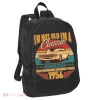 70th Birthday I'm Not Old I'm A Classic Custom Built Car 1956 Port Authority Crush Ripstop Backpack thumb 0