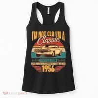 70th Birthday I'm Not Old I'm A Classic Custom Built Car 1956 Women's Tank Top thumb 0
