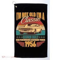 70th Birthday I'm Not Old I'm A Classic Custom Built Car 1956 Golf Towel thumb 0