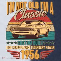 70th Birthday I'm Not Old I'm A Classic Custom Built Car 1956 Sport-Tek Competitor United Soccer Jersey thumb 4