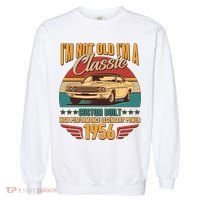 70th Birthday I'm Not Old I'm A Classic Custom Built Car 1956 Garment-Dyed Sweatshirt thumb 0