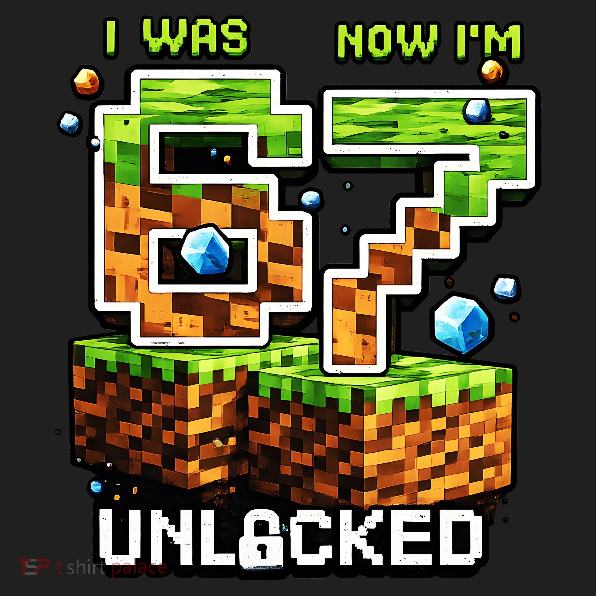 7th Birthday I Was 6 Now Im 7 Unlocked 67 Meme Women's Sweatshirt