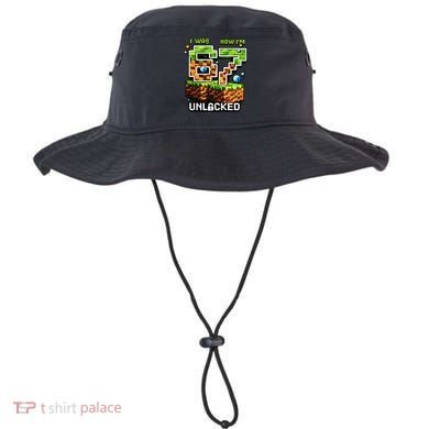7th Birthday I Was 6 Now Im 7 Unlocked 67 Meme Bucket Hat