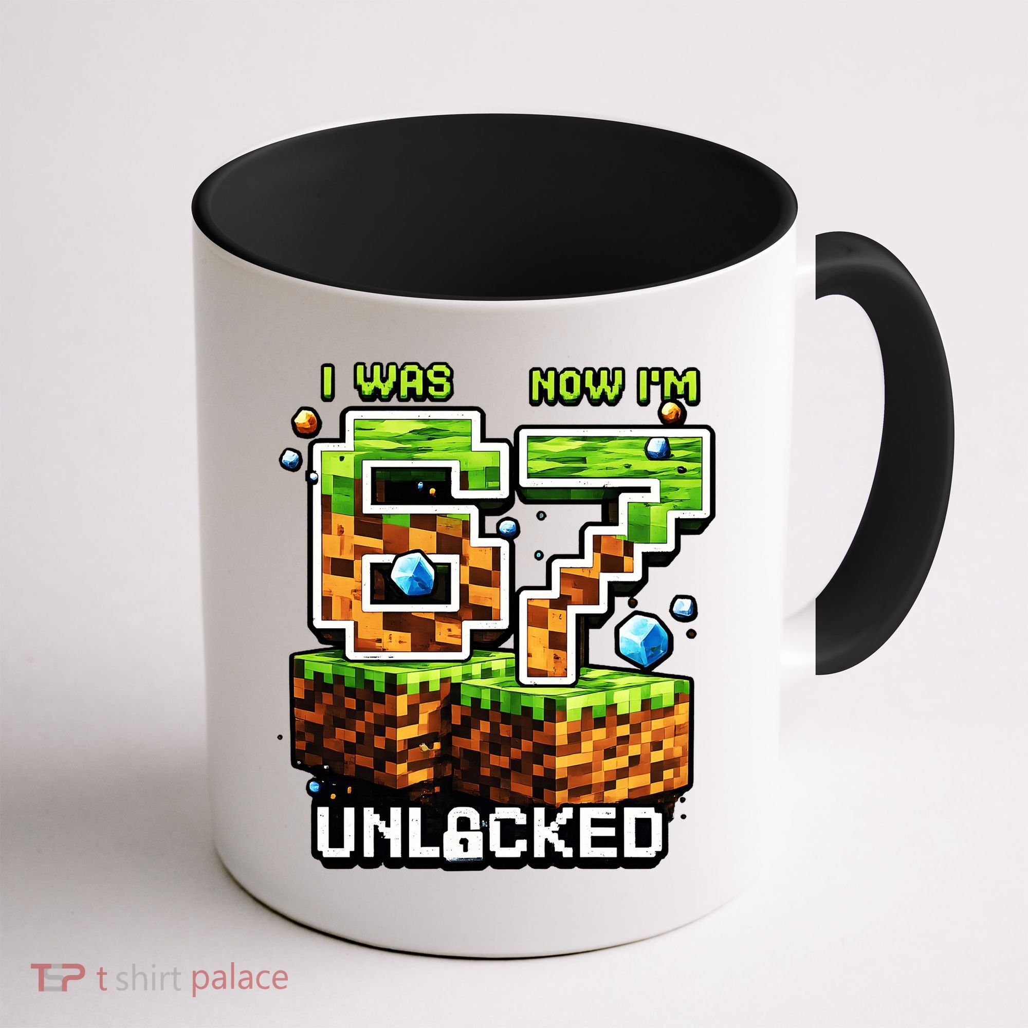 7th Birthday I Was 6 Now Im 7 Unlocked 67 Meme Coffee Mug