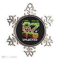 7th Birthday I Was 6 Now Im 7 Unlocked 67 Meme Ornament thumb 0