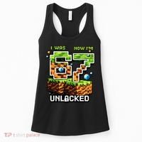 7th Birthday I Was 6 Now Im 7 Unlocked 67 Meme Women's Tank Top thumb 0