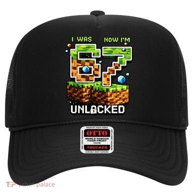7th Birthday I Was 6 Now Im 7 Unlocked 67 Meme Hat