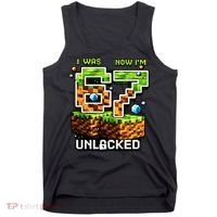 7th Birthday I Was 6 Now Im 7 Unlocked 67 Meme Tank Top thumb 0