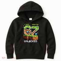 7th Birthday I Was 6 Now Im 7 Unlocked 67 Meme Kids Hoodie thumb 0