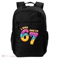7th Birthday I Was 6 Now I'm 7 Years Old 67 Meme Funny Backpack thumb 0