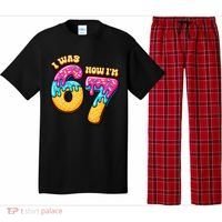 7th Birthday I Was 6 Now I'm 7 Years Old 67 Meme Funny Pajama Set thumb 0