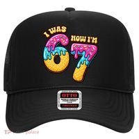 7th Birthday I Was 6 Now I'm 7 Years Old 67 Meme Funny Hat thumb 0