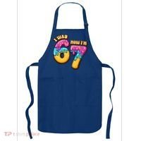 7th Birthday I Was 6 Now I'm 7 Years Old 67 Meme Funny Apron thumb 0