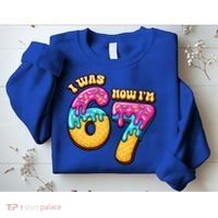 7th Birthday I Was 6 Now I'm 7 Years Old 67 Meme Funny Sweatshirt thumb 2