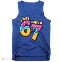 7th Birthday I Was 6 Now I'm 7 Years Old 67 Meme Funny Tank Top thumb 0
