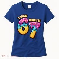 7th Birthday I Was 6 Now I'm 7 Years Old 67 Meme Funny Women's T-Shirt thumb 0