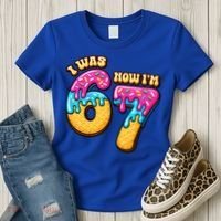7th Birthday I Was 6 Now I'm 7 Years Old 67 Meme Funny Women's T-Shirt thumb 3