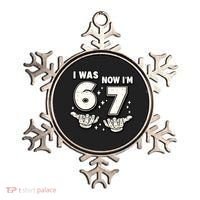 7th Birthday I Was 6 Now Im 7 Six Seven 67 Meme Ornament thumb 0
