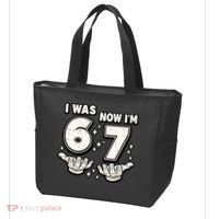 7th Birthday I Was 6 Now Im 7 Six Seven 67 Meme Tote Bag thumb 3