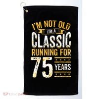 75th Birthday I 75 Year Old Classic Golf Towel thumb 0