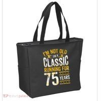 75th Birthday I 75 Year Old Classic Tote Bag thumb 2