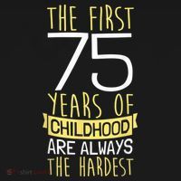 75th Birthday I 75 Years Of Childhood Women's Hoodie thumb 2