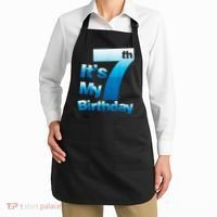 7th Birthday . It's My 7 Birthday 7 Year Old Birthday Apron thumb 2