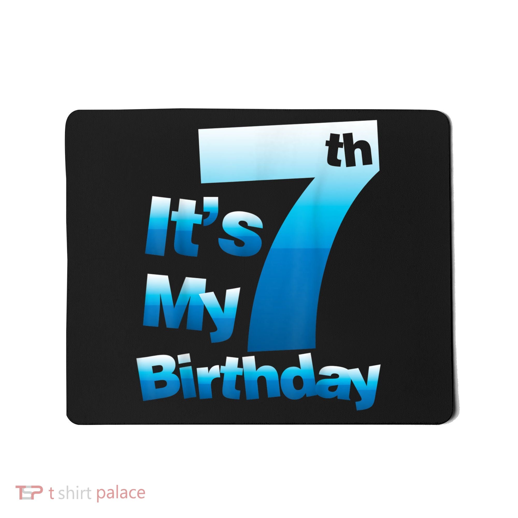 7th Birthday . It's My 7 Birthday 7 Year Old Birthday Mousepad