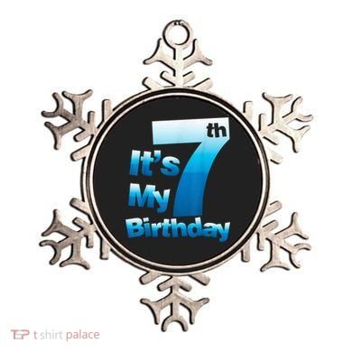7th Birthday . It's My 7 Birthday 7 Year Old Birthday Ornament