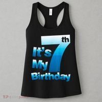 7th Birthday . It's My 7 Birthday 7 Year Old Birthday Women's Tank Top thumb 3