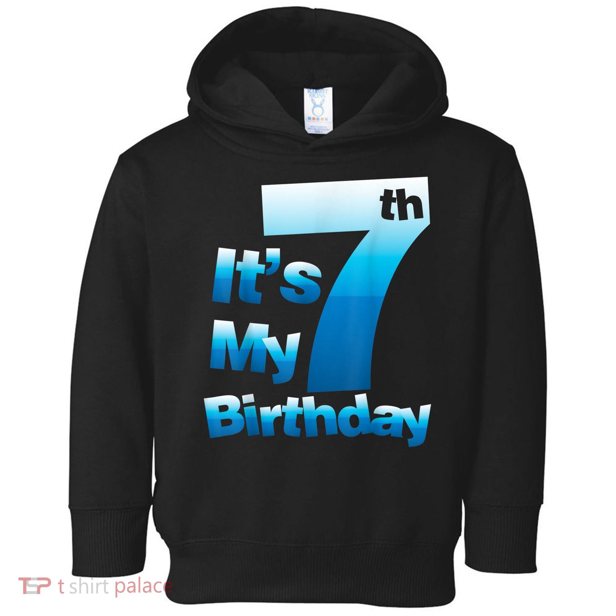 7th Birthday . It's My 7 Birthday 7 Year Old Birthday Toddler Hoodie