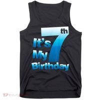 7th Birthday . It's My 7 Birthday 7 Year Old Birthday Tank Top thumb 0